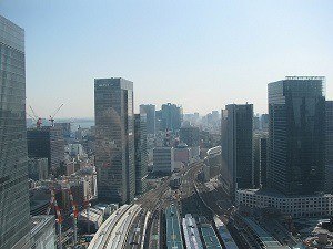 Tokyo city skyline